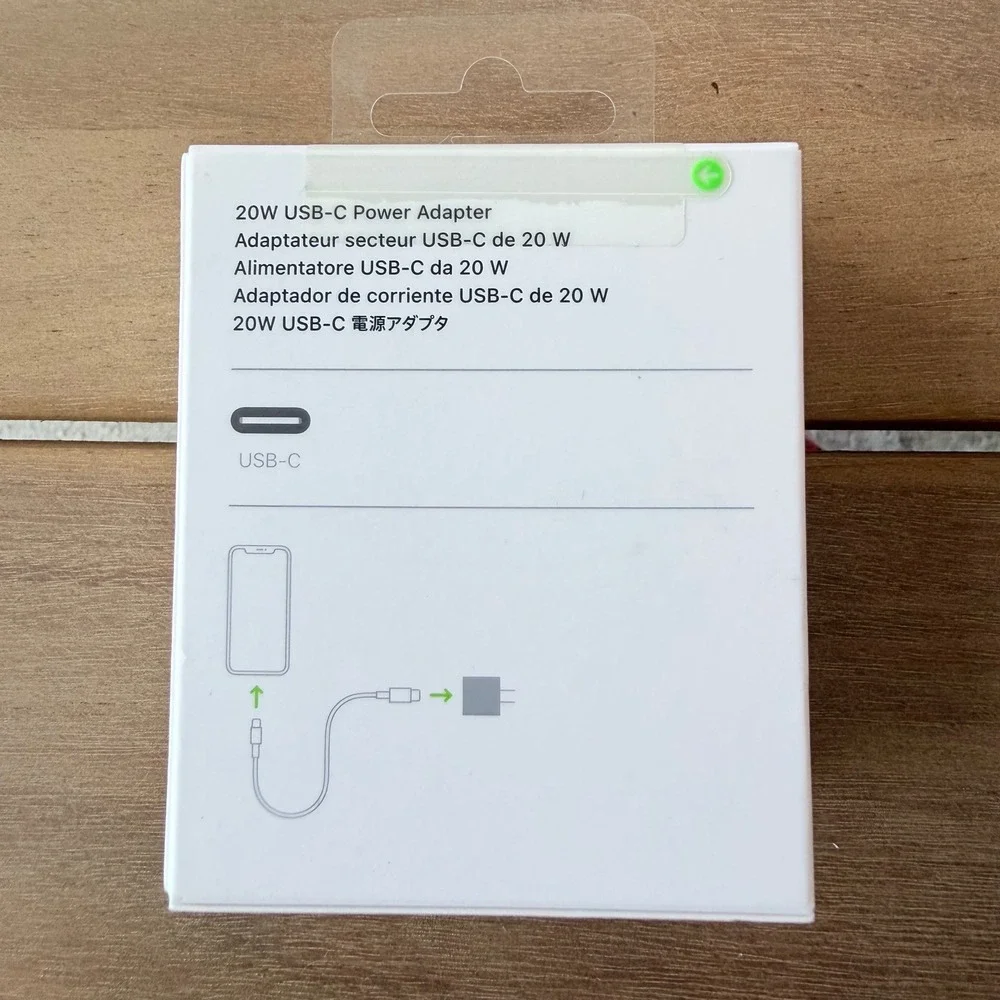 Apple 20W USB-C Power Adapter Wall‎ Charger White MHJA3AM/A New